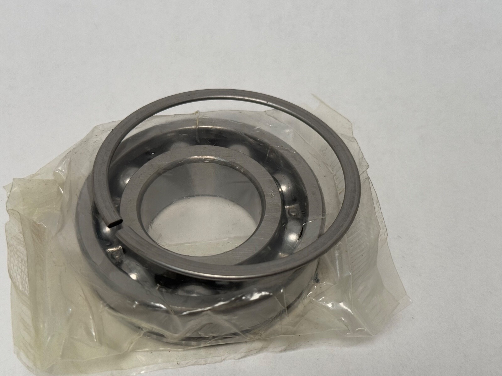 Fafnir 206KG Bearing Open w/ Snap Ring 6206-NR 206-K-G 30x62x16 mm