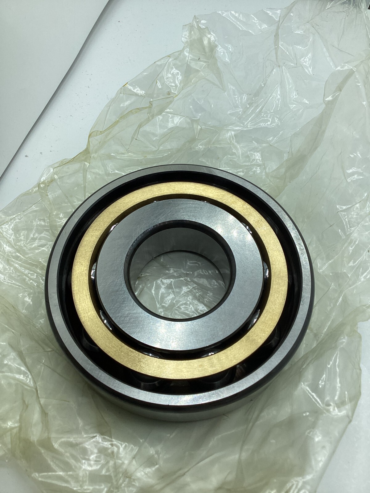 SKF Genuine 7409 BCBM Single Row Angular Contact Ball Bearing Machined Brass