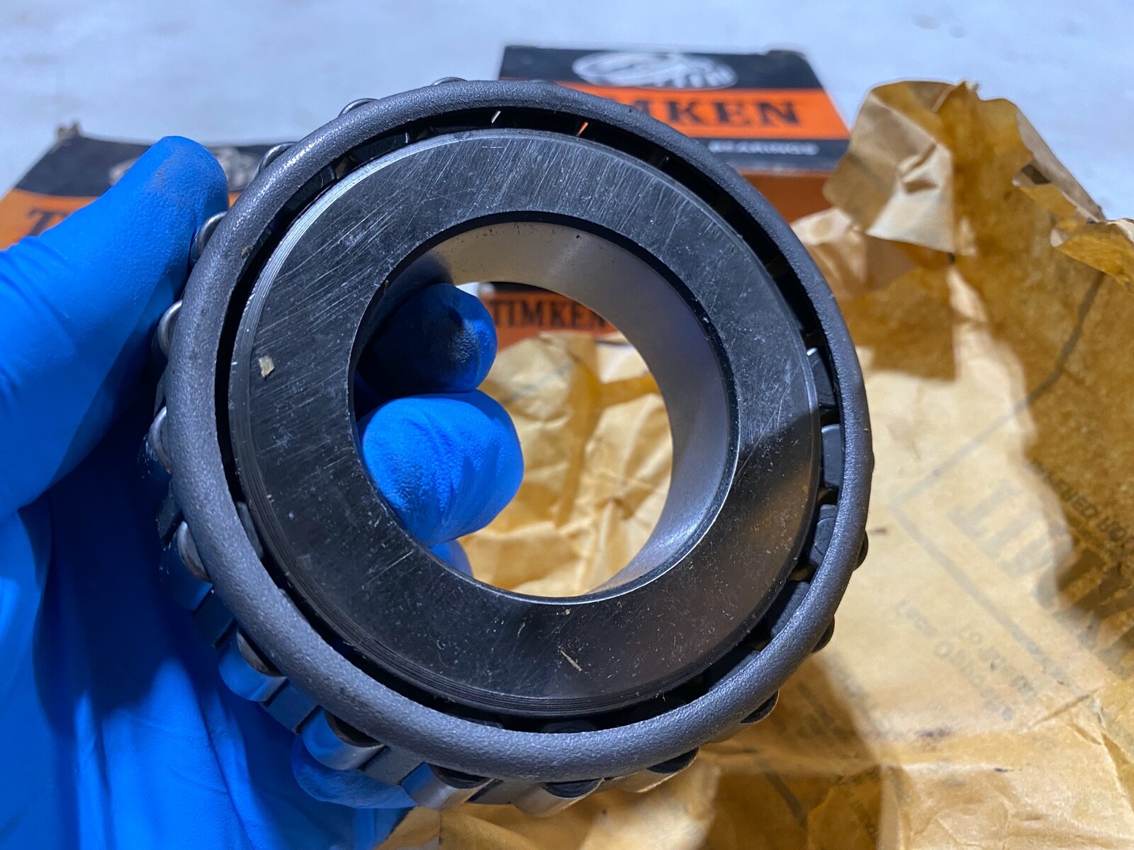 One (1) Timken 396 Tapered Roller Bearing Cone, NOS