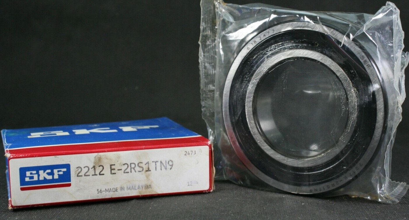One (1) SKF 2212 E-RS1TN9 Self Aligning Bearing 60 MM ID Malaysia NEW
