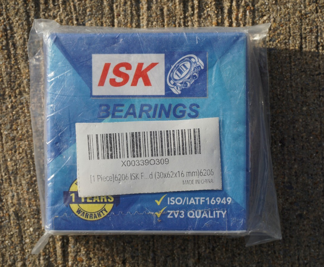 ISK 6206-2rs Premium Ball Bearings C3 EMQ 30x62x16mm 62062rs