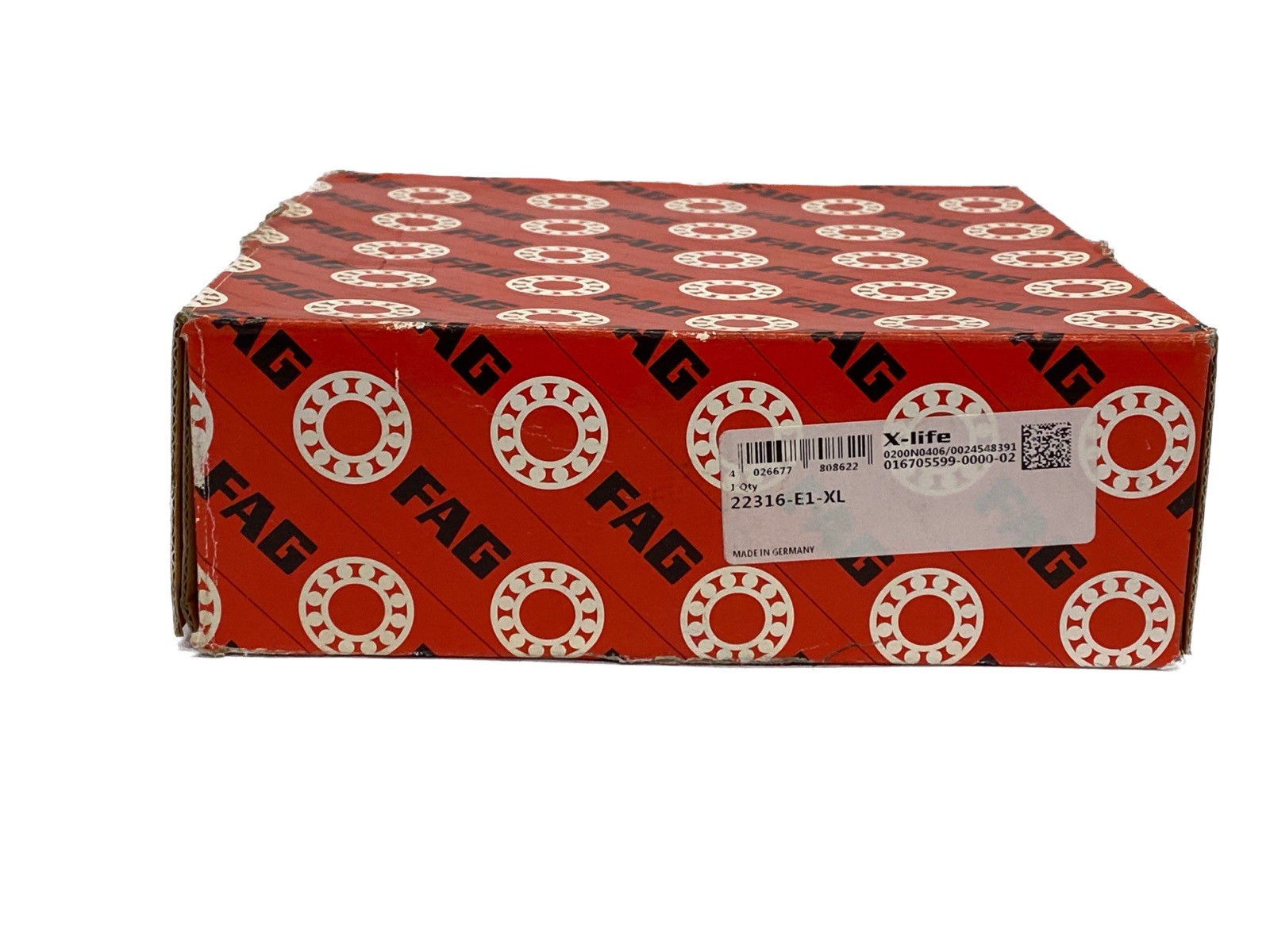 NEW FAG 80mm x 170 mm x 58 mm Self-Aligning Spherical Roller Bearing 22316-E1-XL