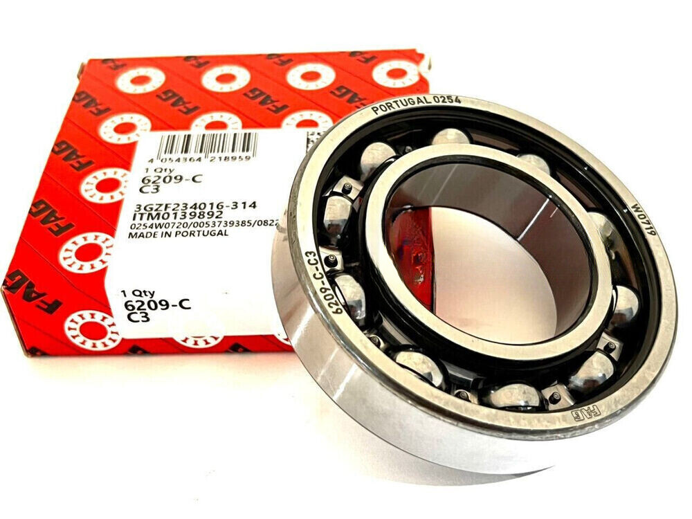 NEW FAG 6209-C C3 DEEP GROOVE BALL BEARING, 45x85x19mm FAST SHIPPING