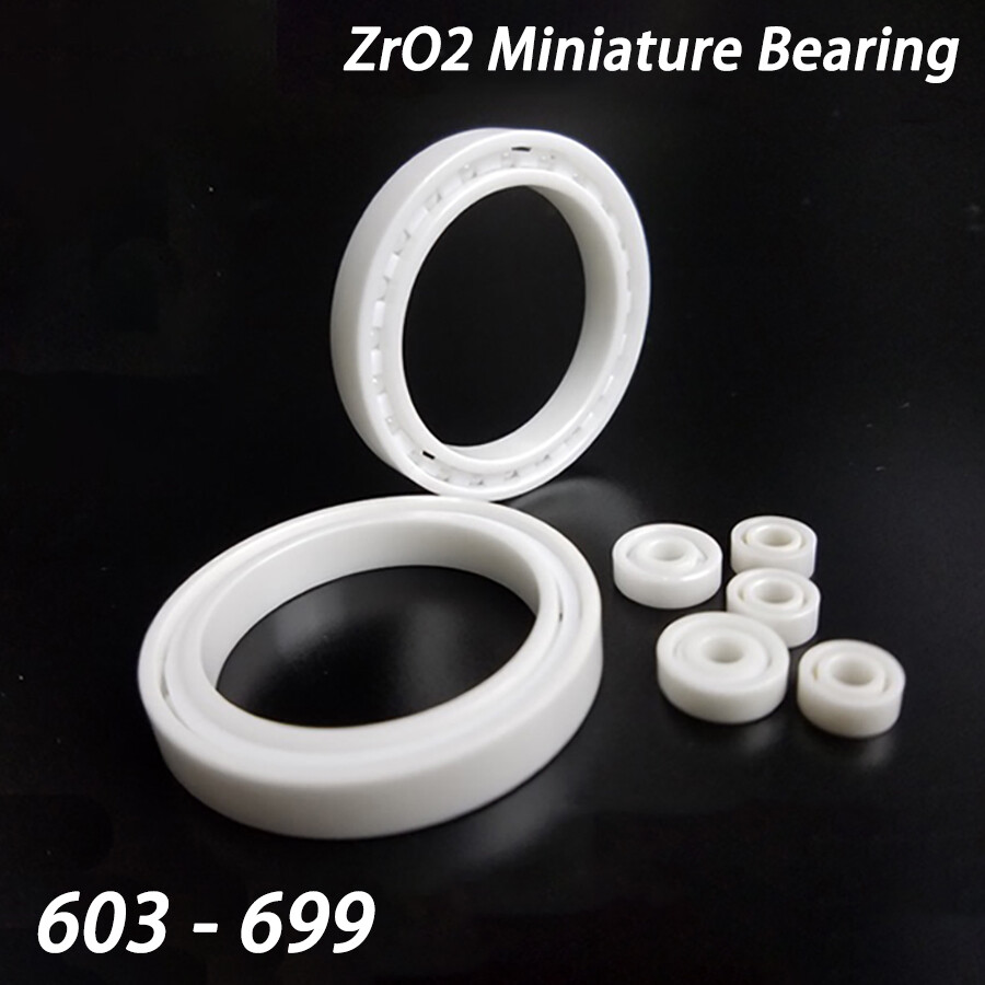 603 – 699 ZrO2 Full Ceramic Miniature Bearing Zirconia Roller Ball Bearings