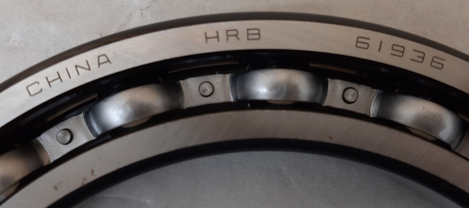 HRB Single Row Deep Groove Ball Bearing P/N 61936