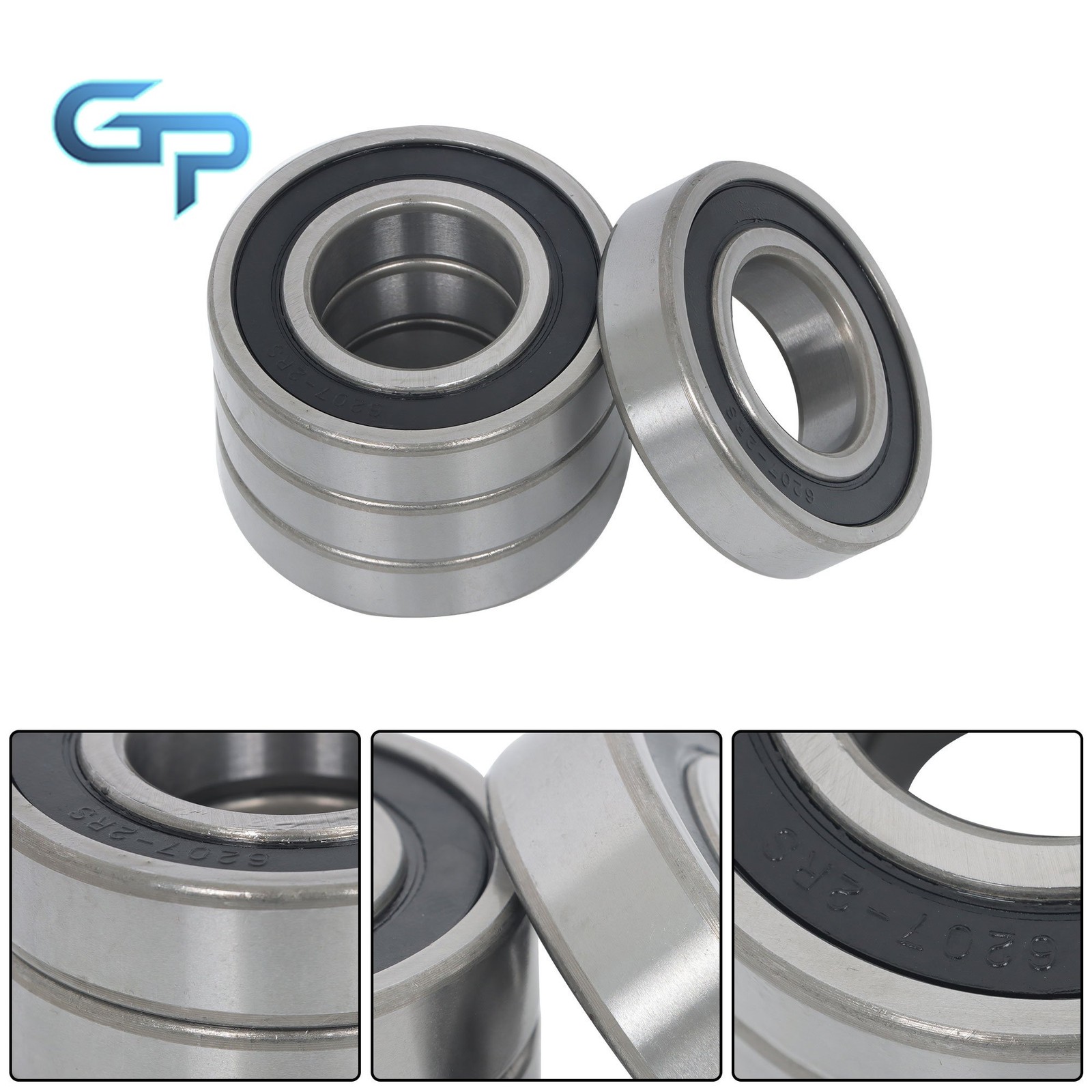 6207-2RS Deep Groove Ball Bearings 10Pack 35x72x17mm Set
