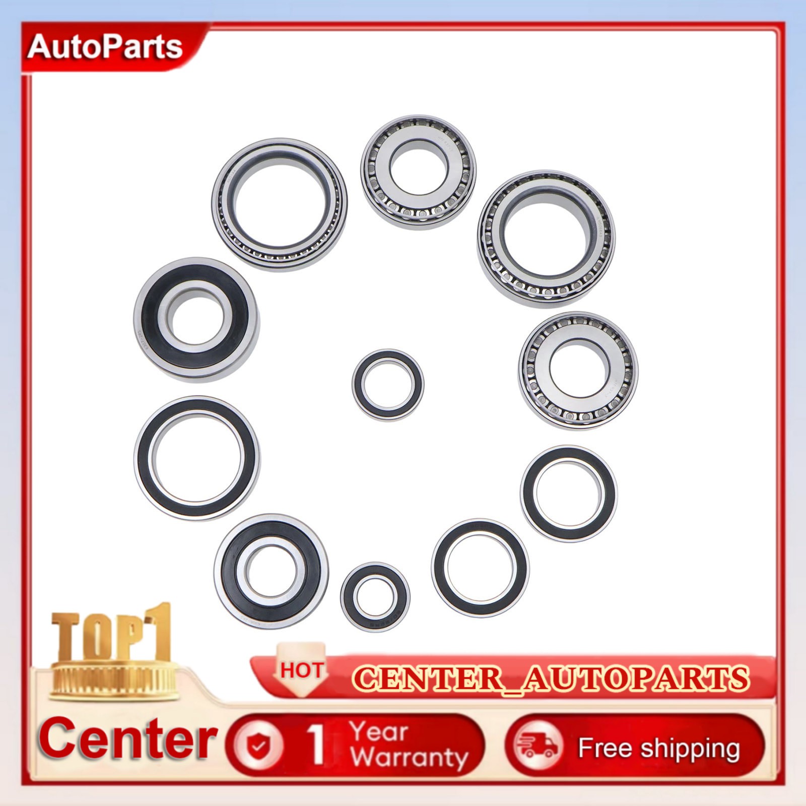 11PCS For Ford C-MAX Fusion Lincoln Hybrid HF35 Transmission Set of Bearings