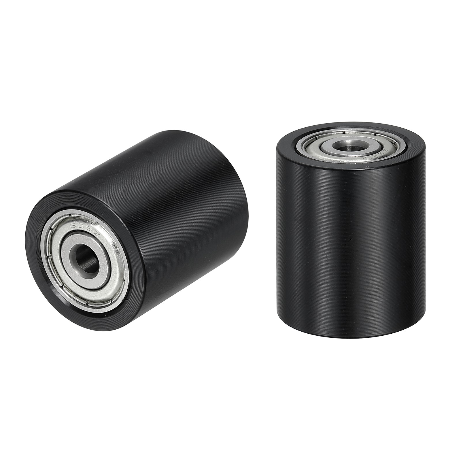 2Pcs POM Roller Wheel with Bearing, 5mm x 25mm x 30mm Bearing Pulley