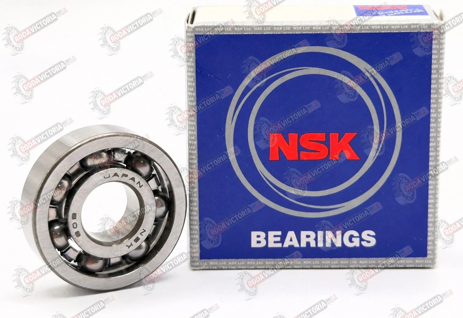 NSK 608 UM C3 Deep Groove Ball Bearing Open type No Seals 8x22x7 mm