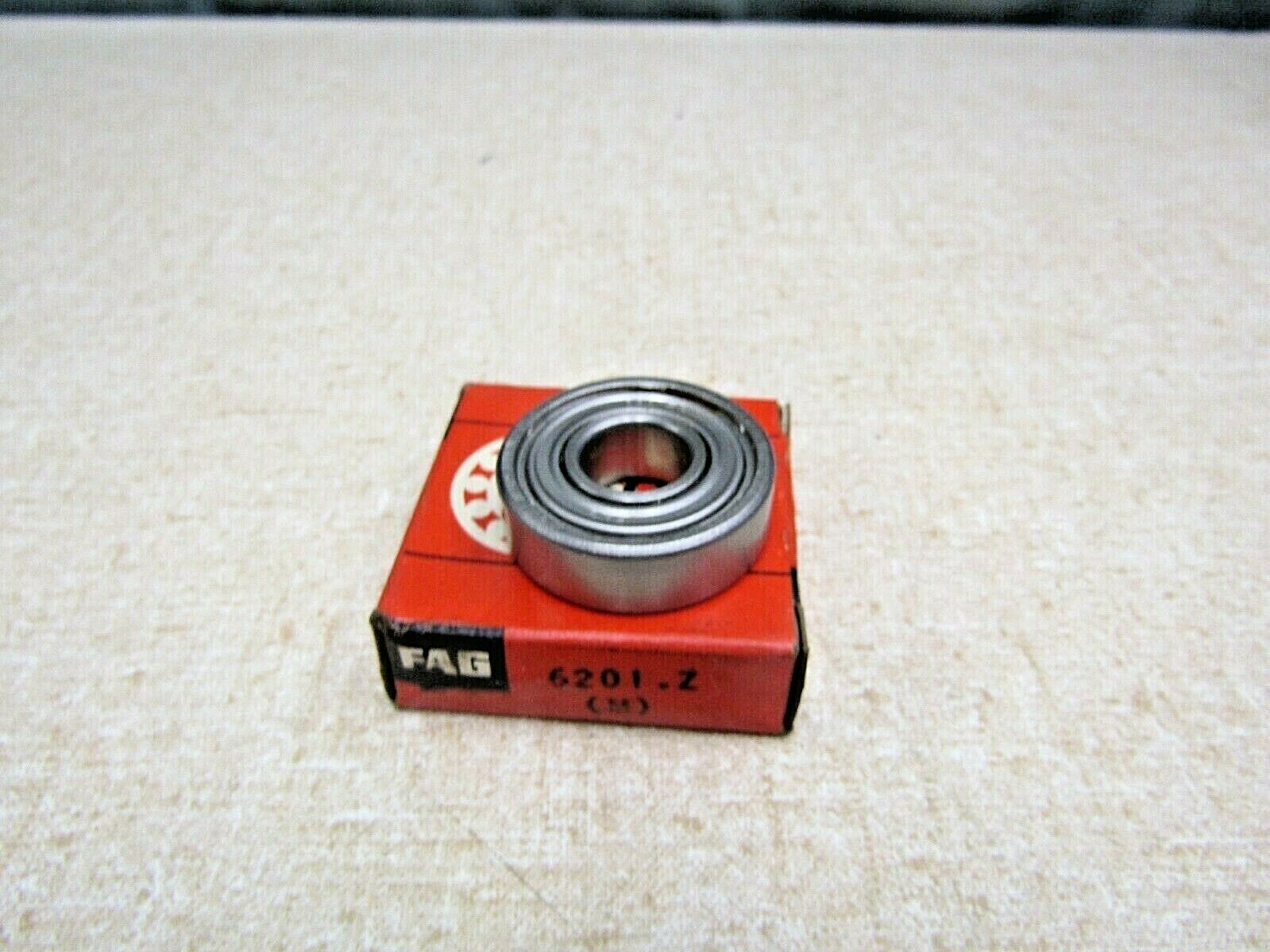 FAG USA 6201-Z 12mm X 32mmX10mm Deep Groove Bearing 1 Metal Shield
