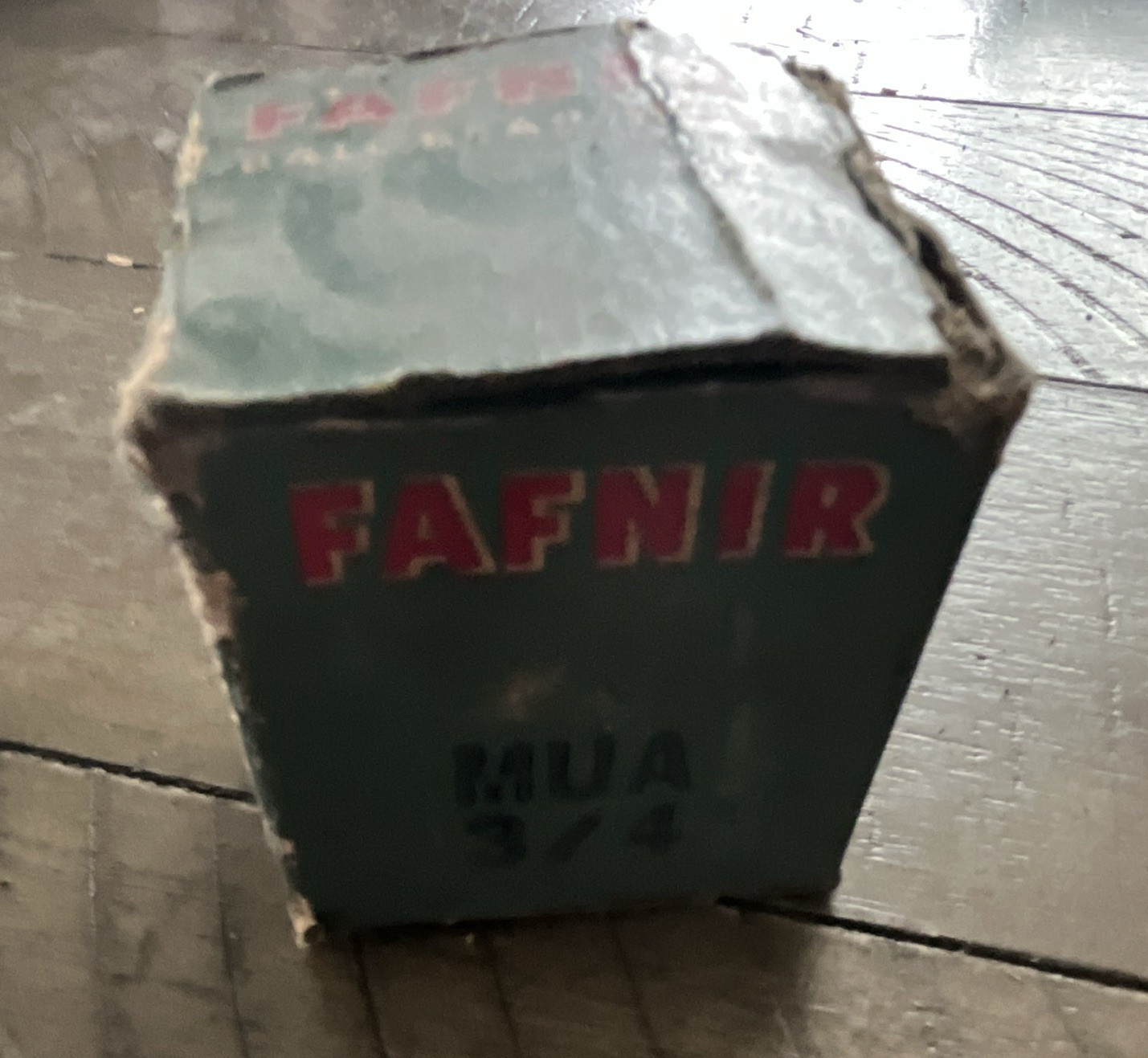 Lot of 2 FAFNIR Ball Bearing, Model MUA 3/4, MPN MUA 3/4, Bore Diameter 3/4 in