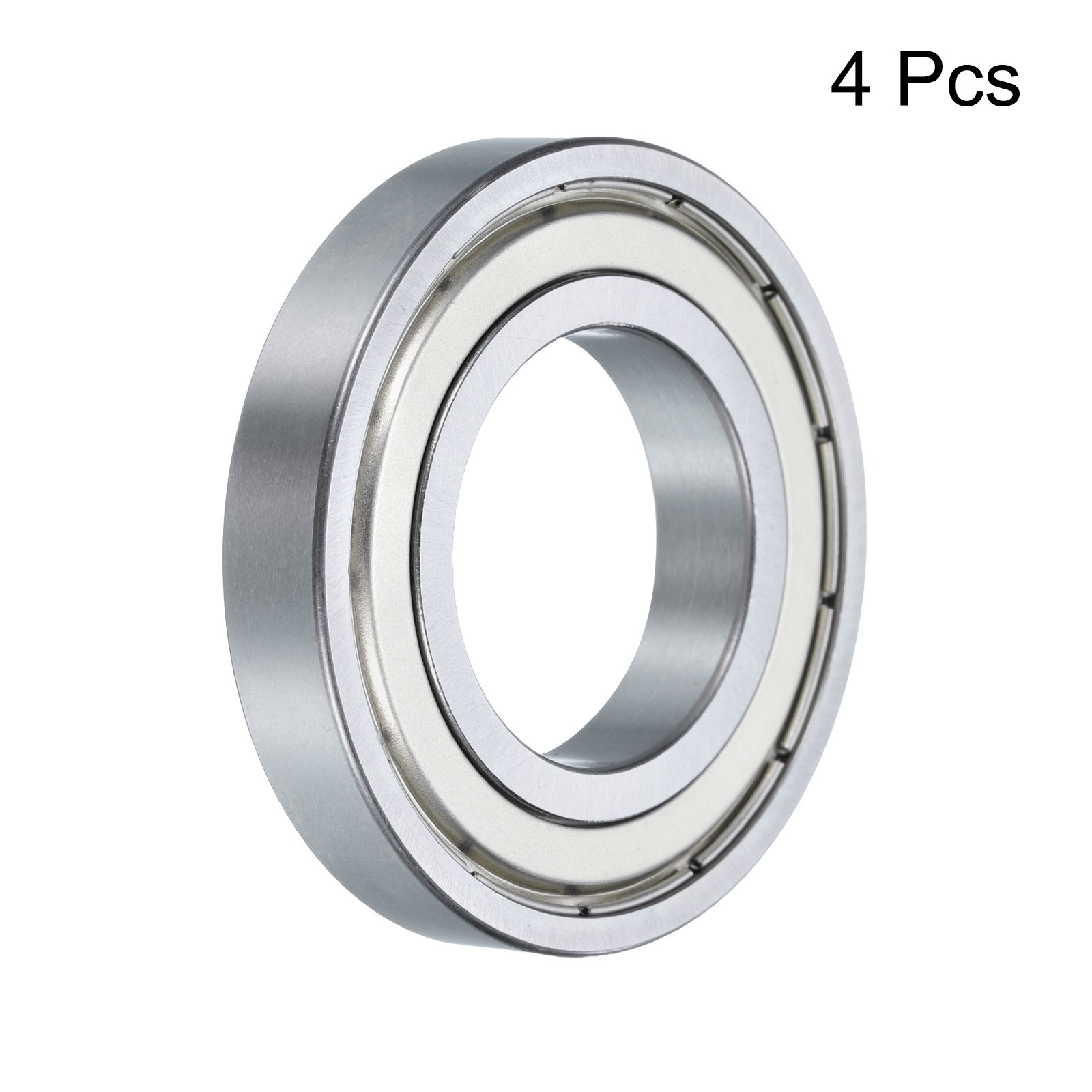 4 Pcs 16005-2Z Deep Groove Ball Bearing, 25x48x8 mm Double Sealed Bearing Z3