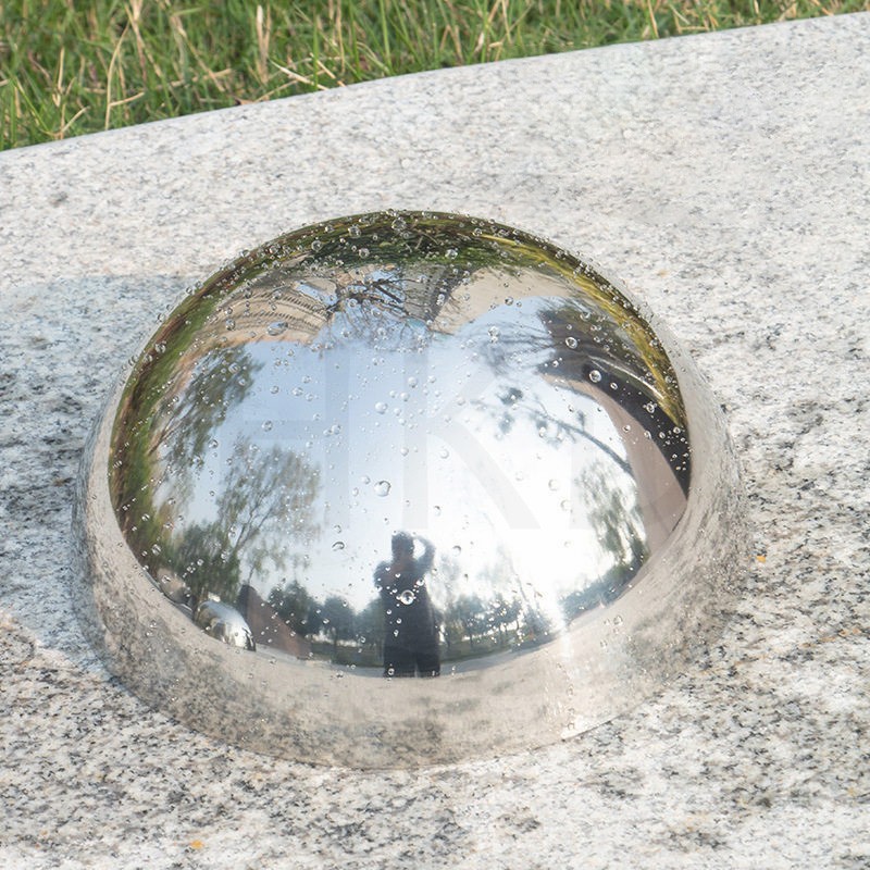 201 Stainless Steel Half Round Ball Hollow Half Round Railing Balls Ø25mm -350mm