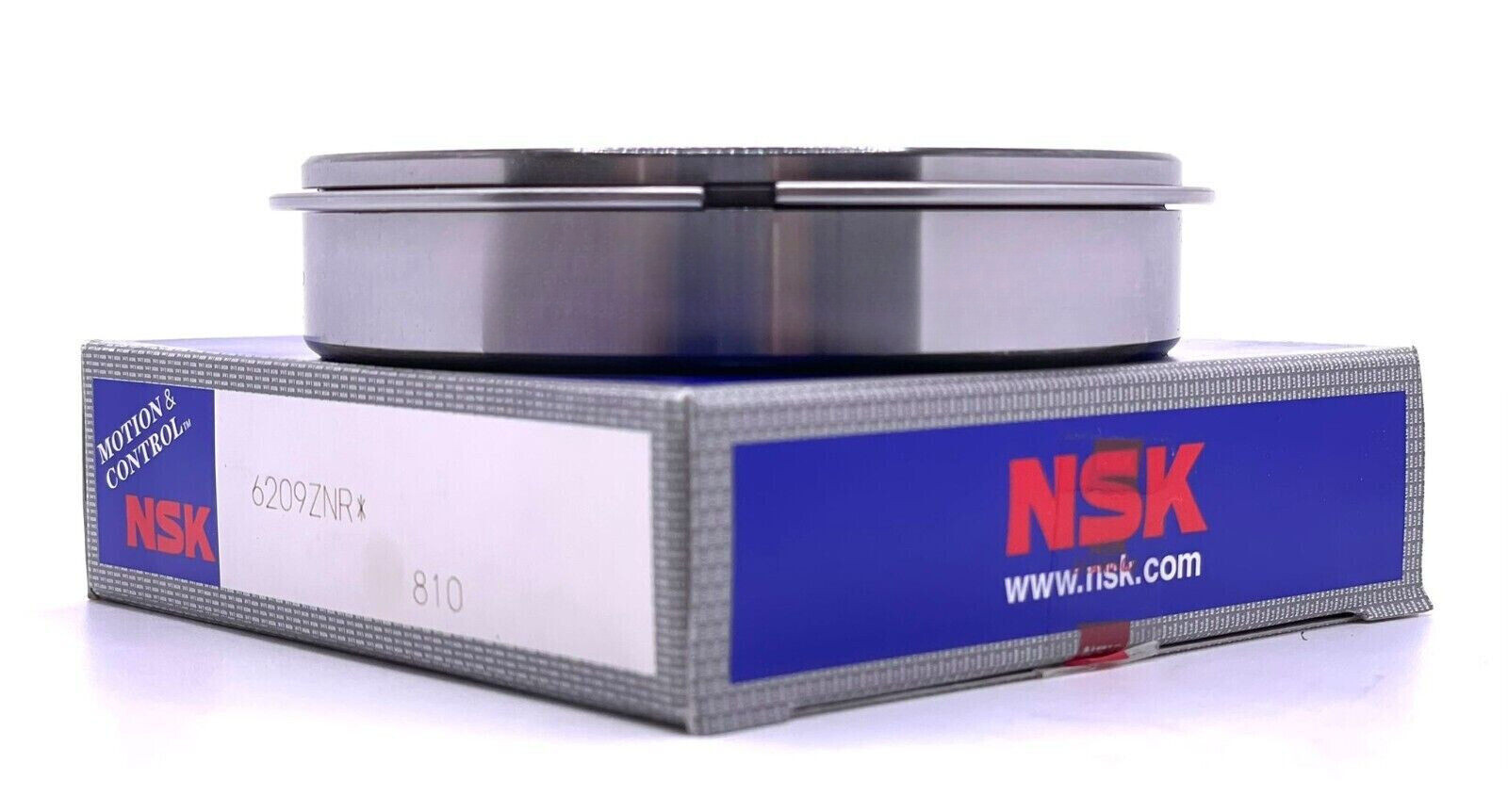 NSK 6209 ZNR Shielded ONE SIDE Bearing with snap ring groove 45x85x19mm