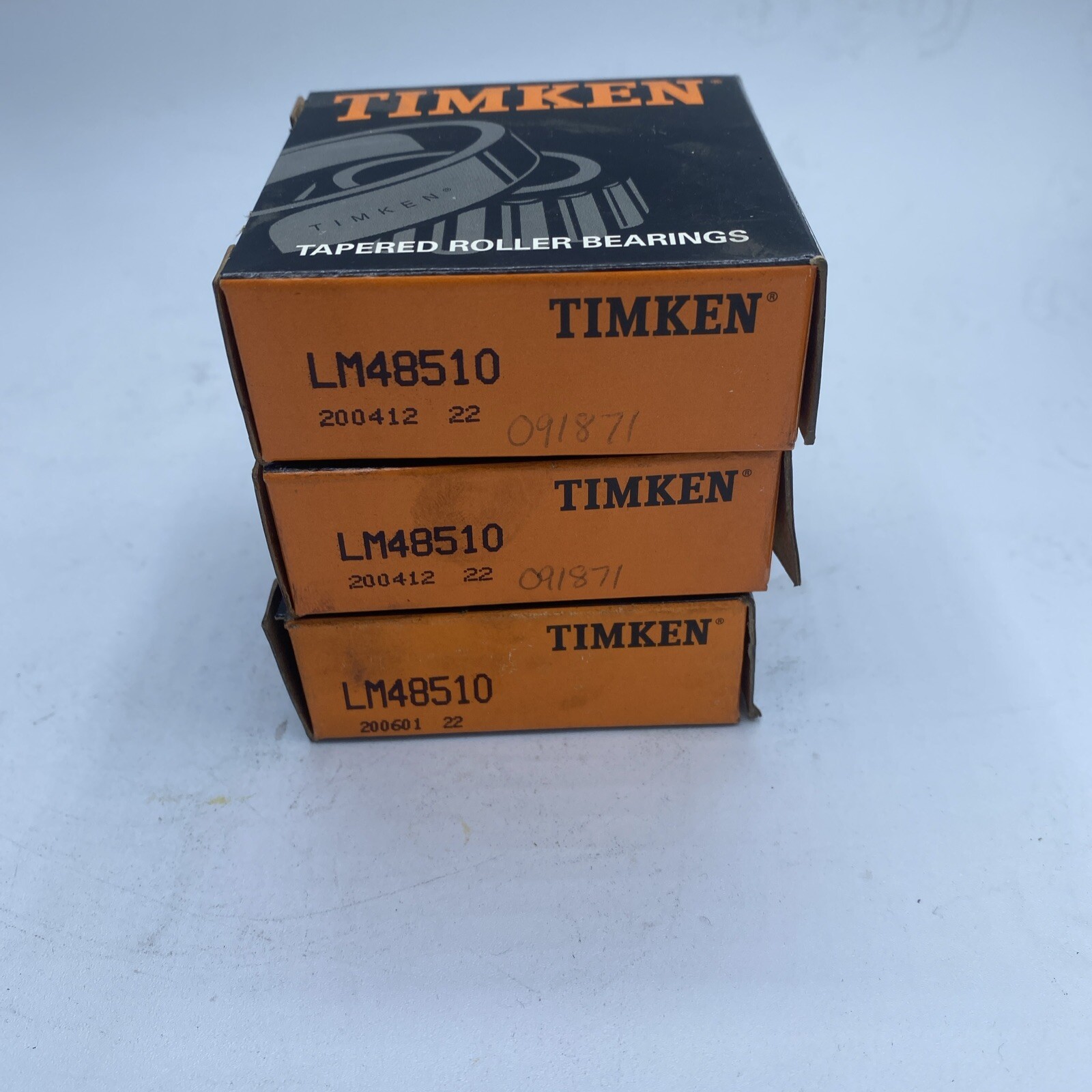 Lots Of 3- Timken LM-48510 LM48510 Tapered Roller Bearing Single Cup NOS