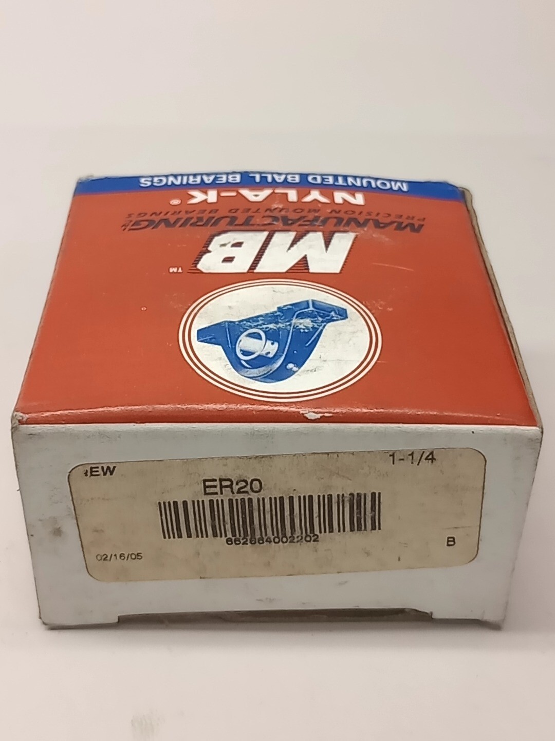 MB ER20 Insert Bearing Set Screw Collar 1.25 ID x 2.84 OD x 1.69 Width