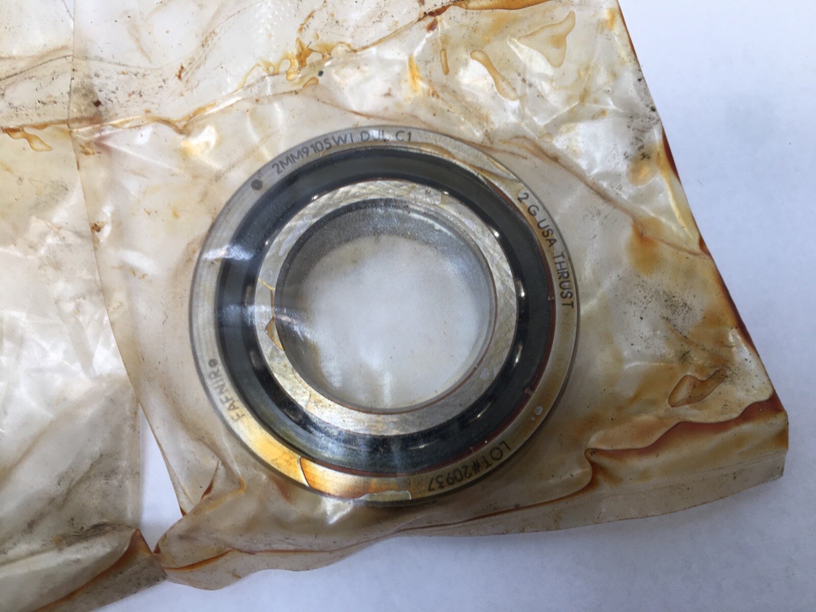 Fafnir 2MM9105WI-DUL Bearing 25x47x12 mm 7005-C 2MM 9105 WI DUL USA Timken 2 Pcs