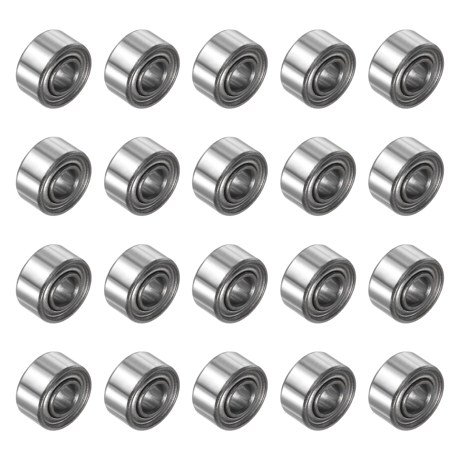 MR52ZZ Bearings 2x5x2.5mm Chrome Steel Mini Bearing Double Shielded ABEC3, 20pcs