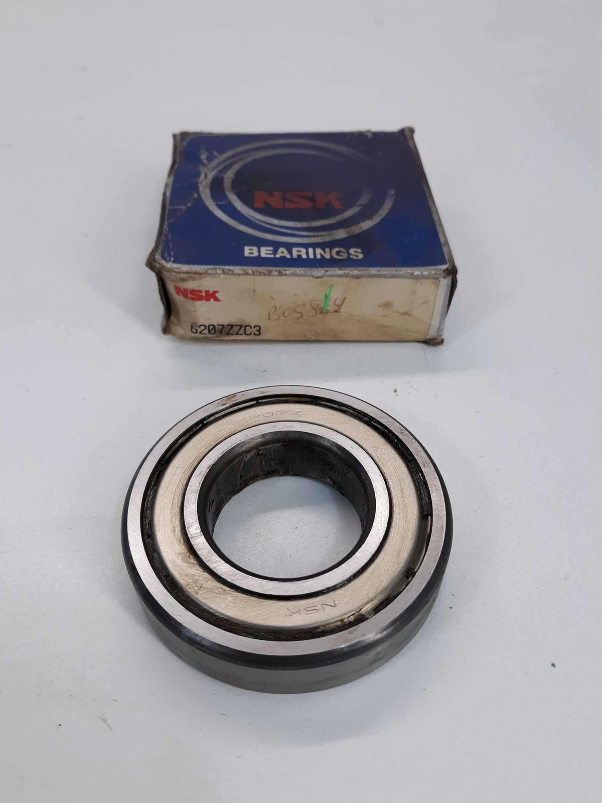 NSK 6207ZZC3 Double Shielded Ball Bearing ID 1.378″