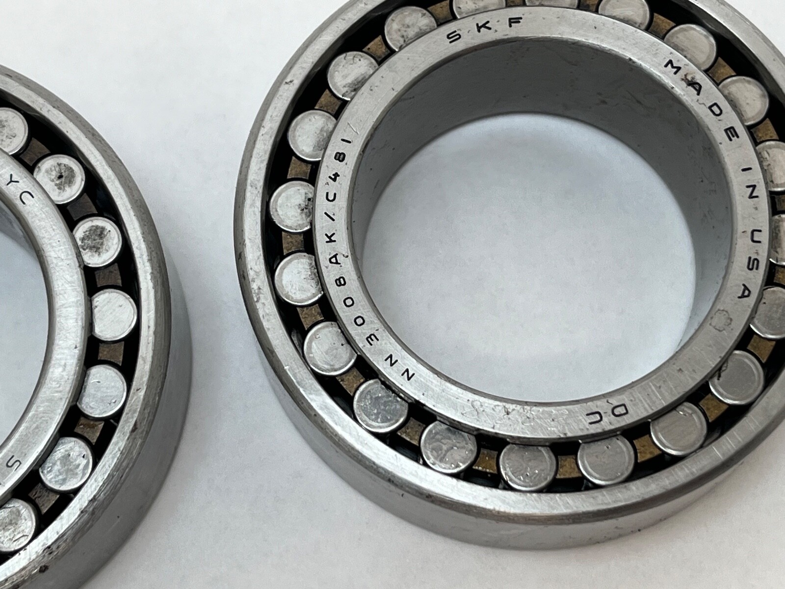 SKF NN-3008-AKMC/C481 Bearing 40x68x21 mm NN3008 NN-3008-A-K-M-P5 C481 USA 2 Pcs