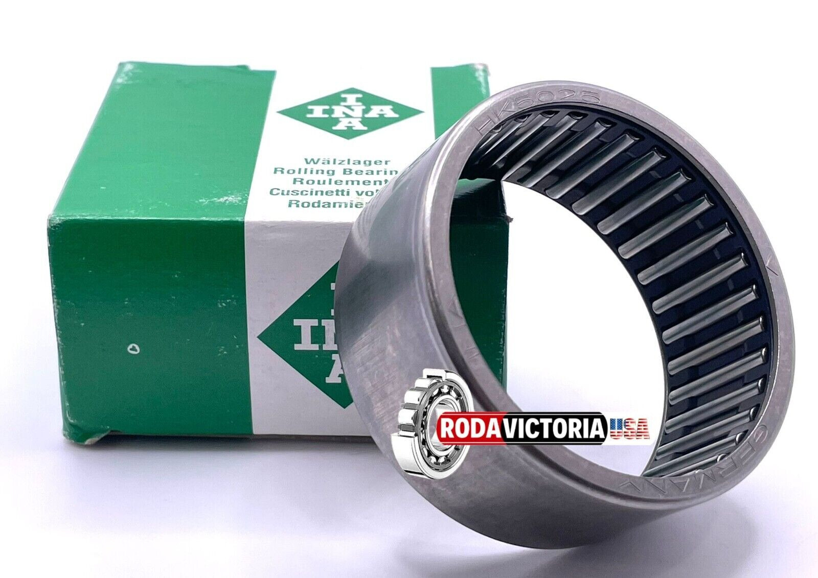 INA HK5025 MADE IN GERMANY Needle Bearing – Drawn Cup Caged Metric 50x58x25mm