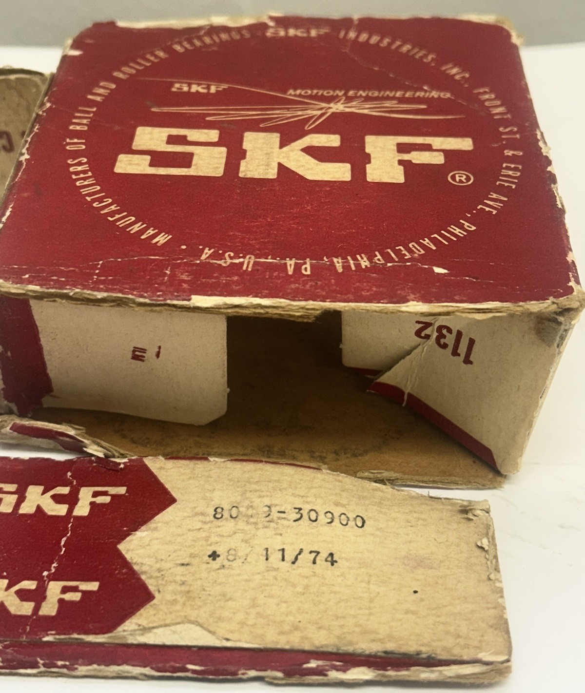 SKF 5309 BEARING Double Row Angular Contact 45mm 100mm 36.5mm New
