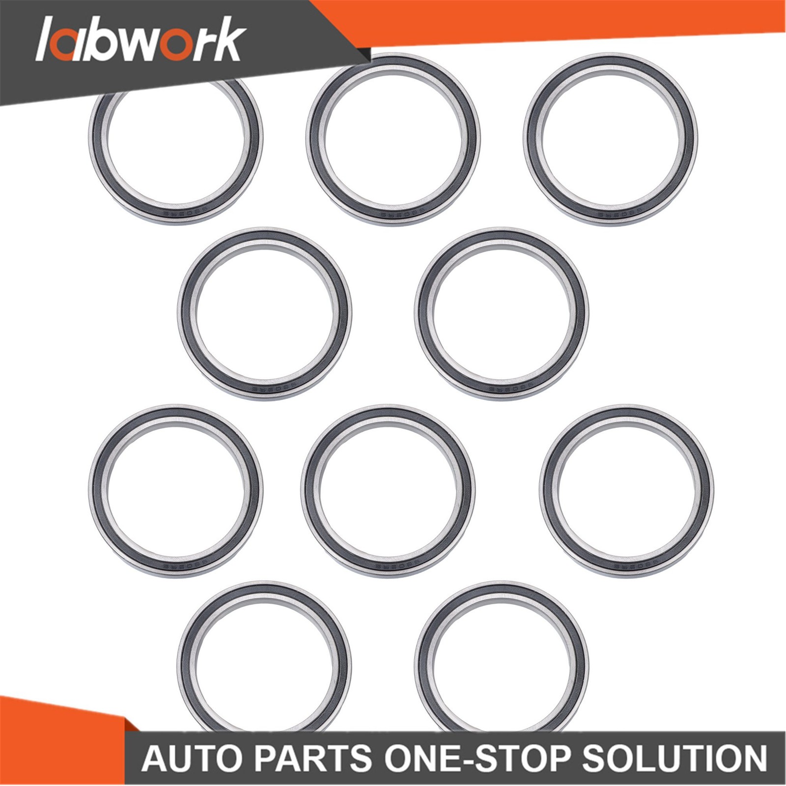Labwork 6809-2RS 61809-2RS Bearings 10pcs 45x58x7mm Rubber Sealed Set