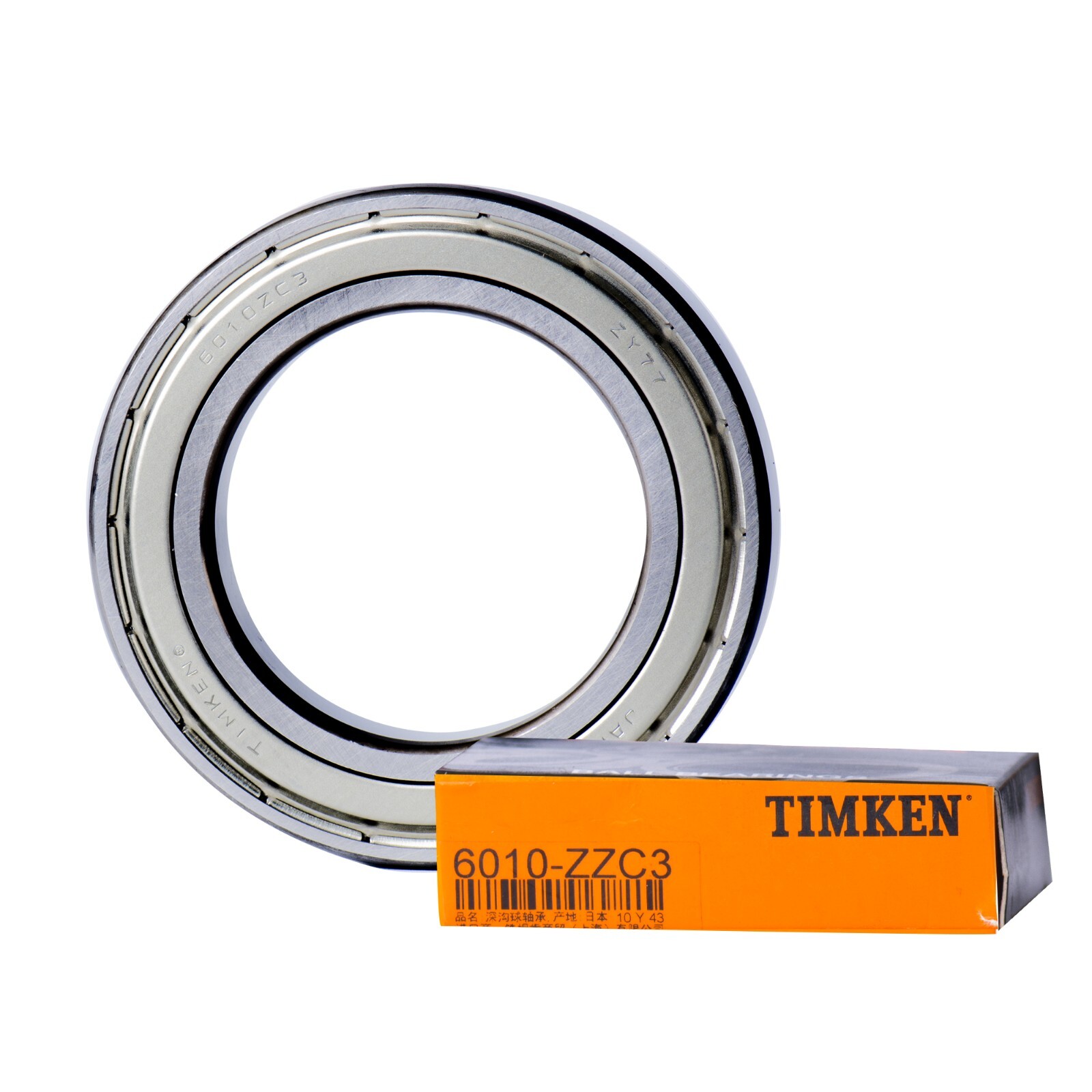 TIMKEN 6010-ZZ 6010ZZ C3 Clearance 50X80X16MM Double Metal Seal Ball Bearings