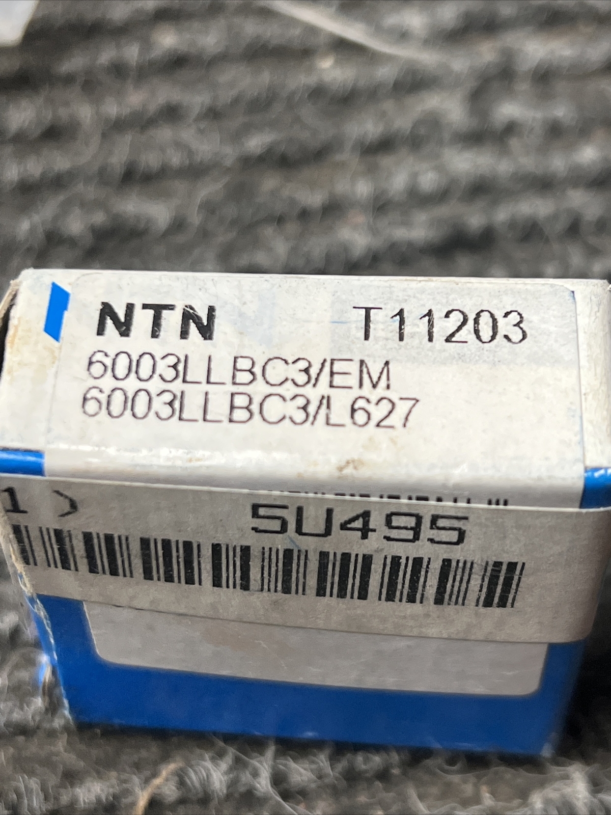 6003LLBC3/EM NTN DEEP GROOVE BALL BEARING 6003 LLBC3/EM