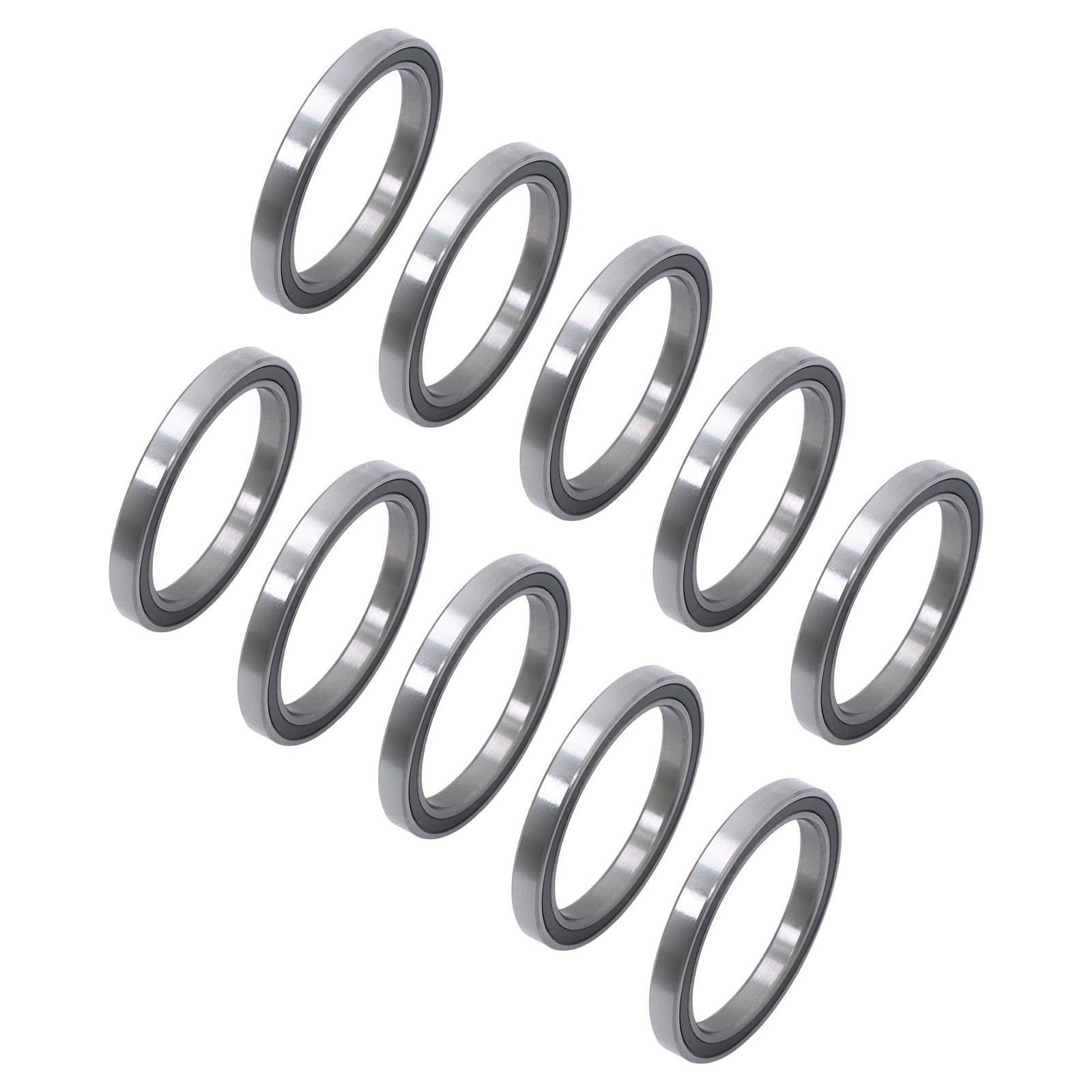10pcs 6810-2RS Ball Bearings 50x65x7mm Double Sealed Pre-Lubricated