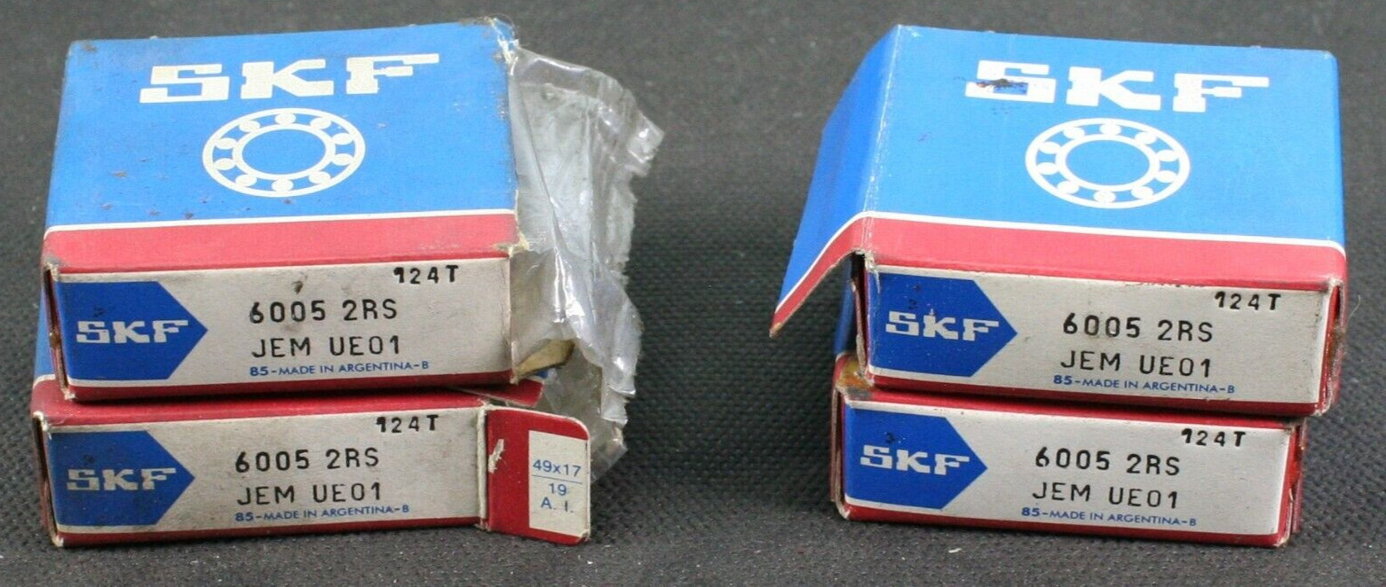 One (1) SKF 6005 2RS1/C3HT51 Deep Groove Bearing 25 MM ID NEW