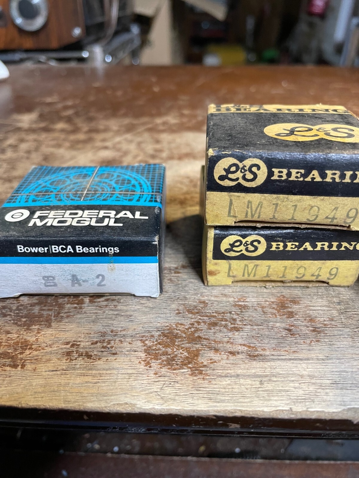 Lot of 9 Ball Bearings L&S ABC, Bower – New Old Stock Industrial Bearing