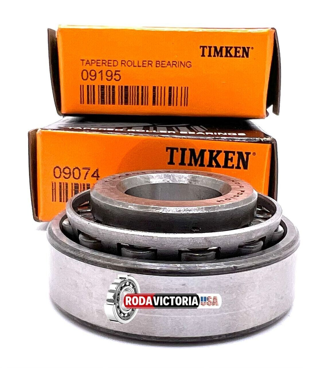 TIMKEN 09074 / 09195 Tapered Roller Bearing Cone and Cup 49.225×19.05×19.845 mm
