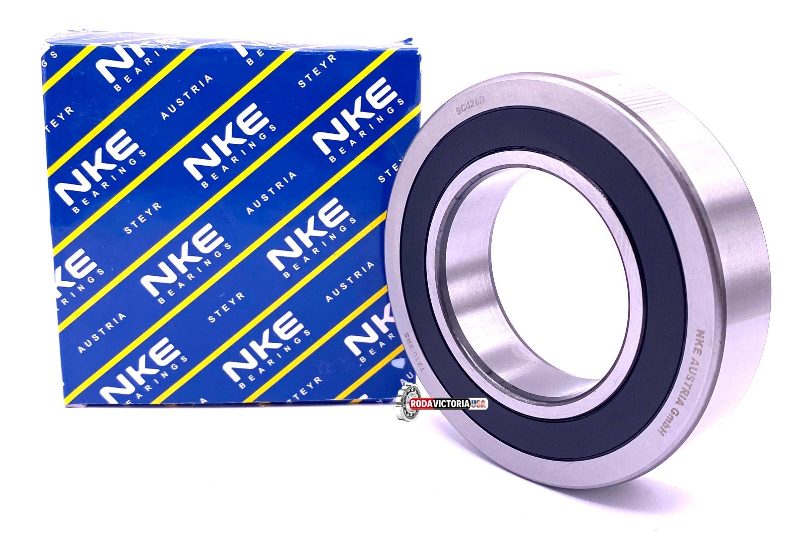 NKE 7210 BE TVP 2RSR Angular Contact Ball Bearing 50x90x20 mm