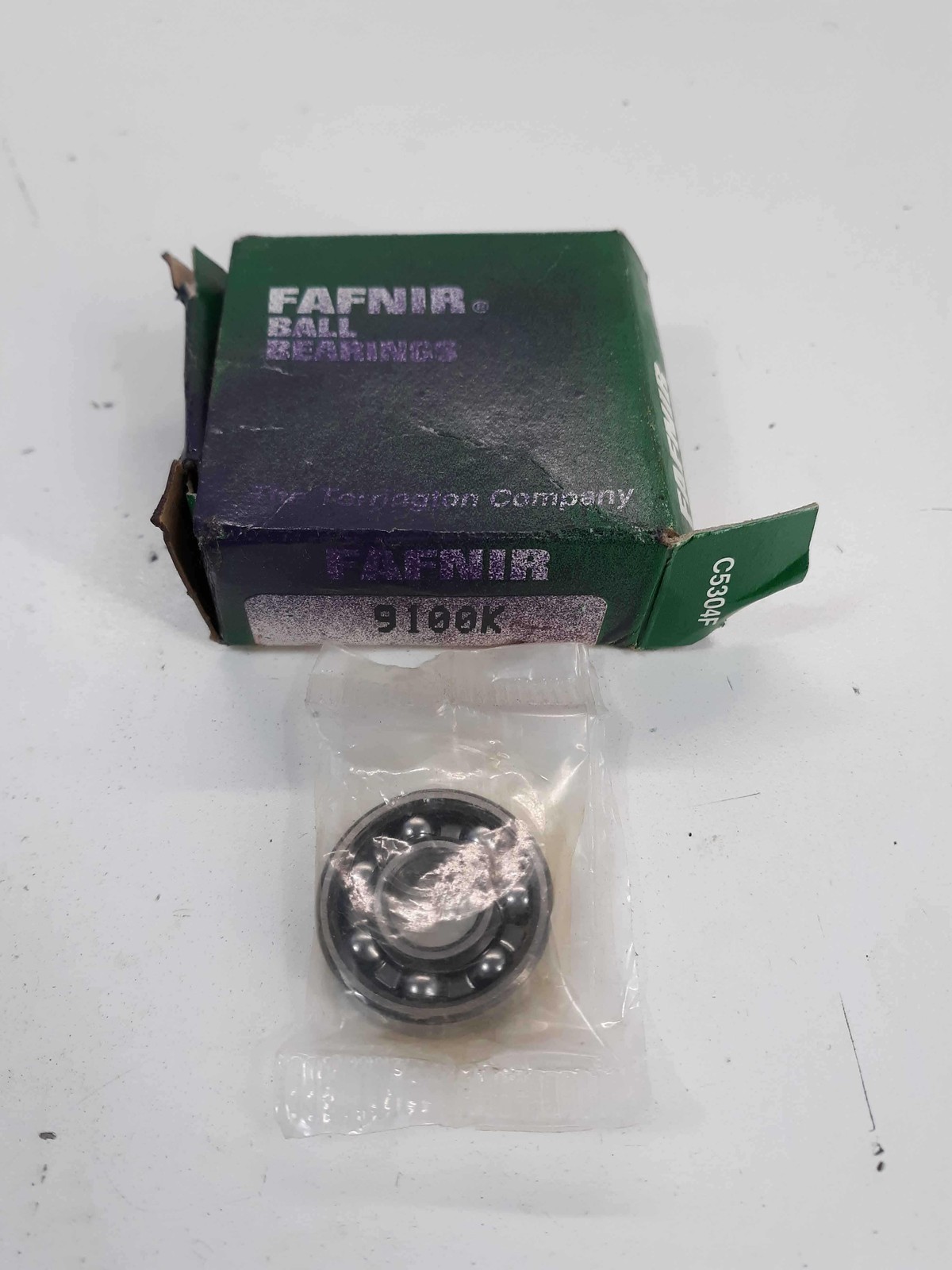 Fafnir 9100K Ball Bearing, Bore 10mm