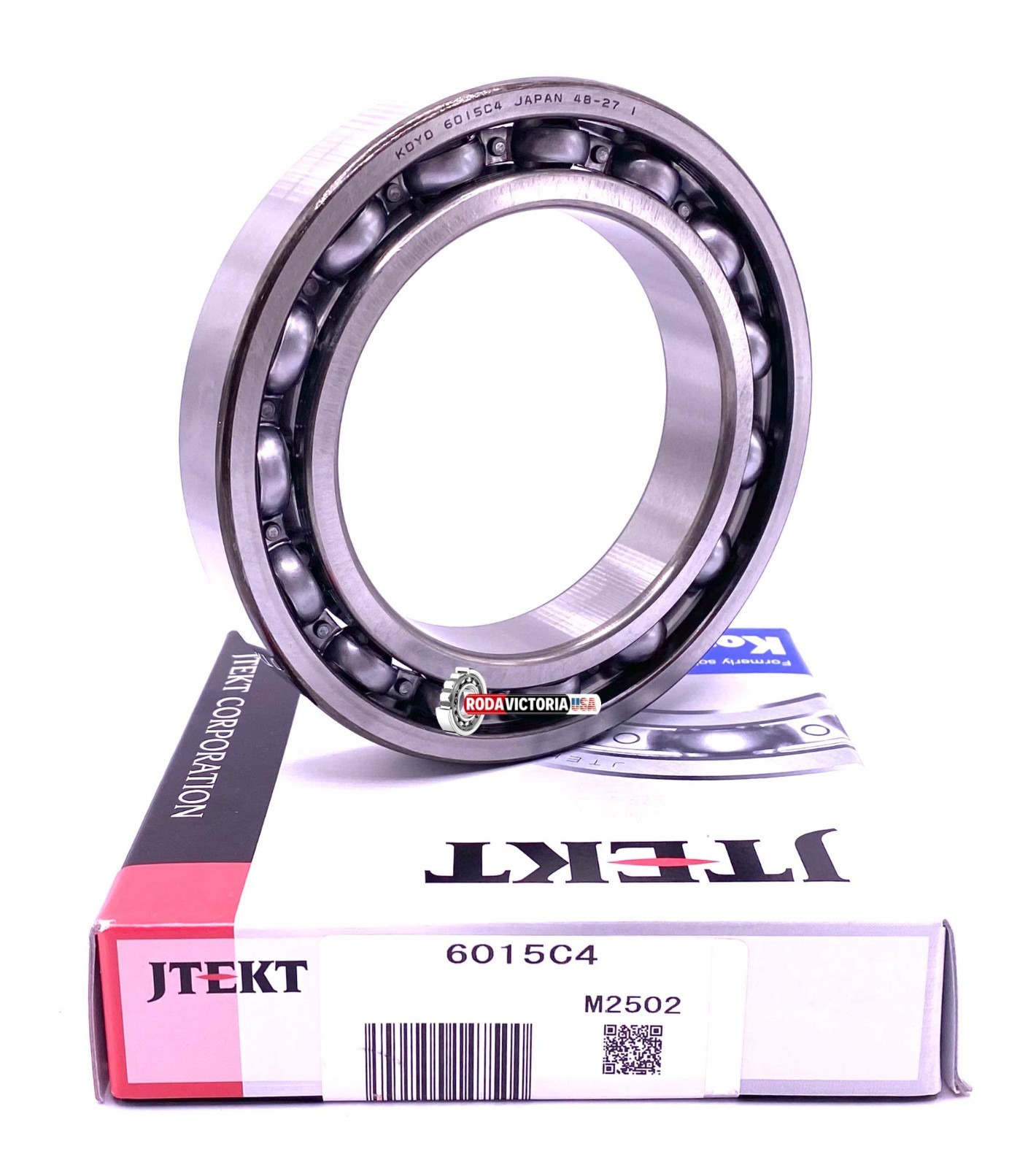 KOYO 6015 C4 Deep Groove Ball Bearing, Open Type, No Seals 75x115x20 mm