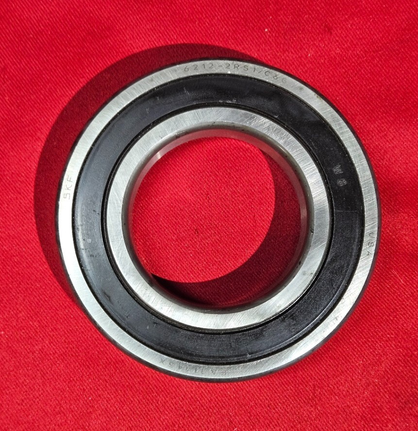 SKF 6212 2RS1/C3GJN Deep Groove Ball Bearing 60mm ID, 110mm OD, 22mm W, USA, NEW