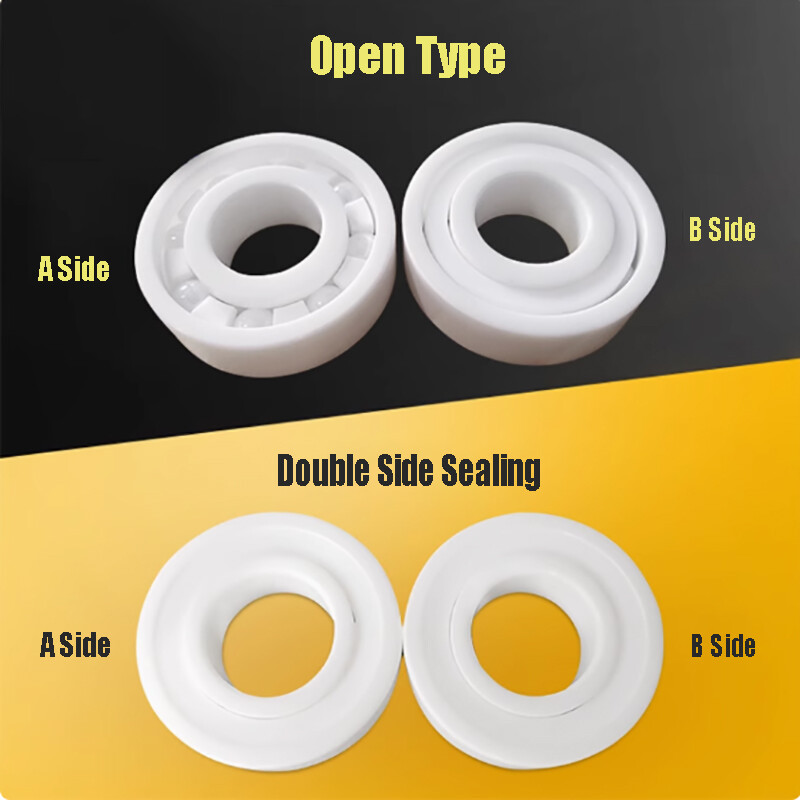 Zirconia Ceramic Bearing 6000-6906 ZrO2 Full Ball/With Retainer Ball Bearings