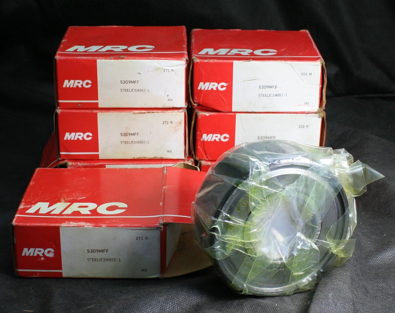 One (1) MRC 5309 MFF Angular Contact Bearing 45 MM ID USA NEW