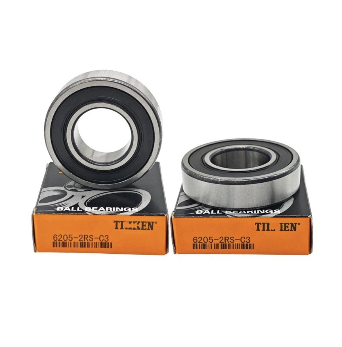 2 PACK Double Rubber Seal Bearings 6205RS For TIMKEN 6205-2RS C3 25X52X15MM