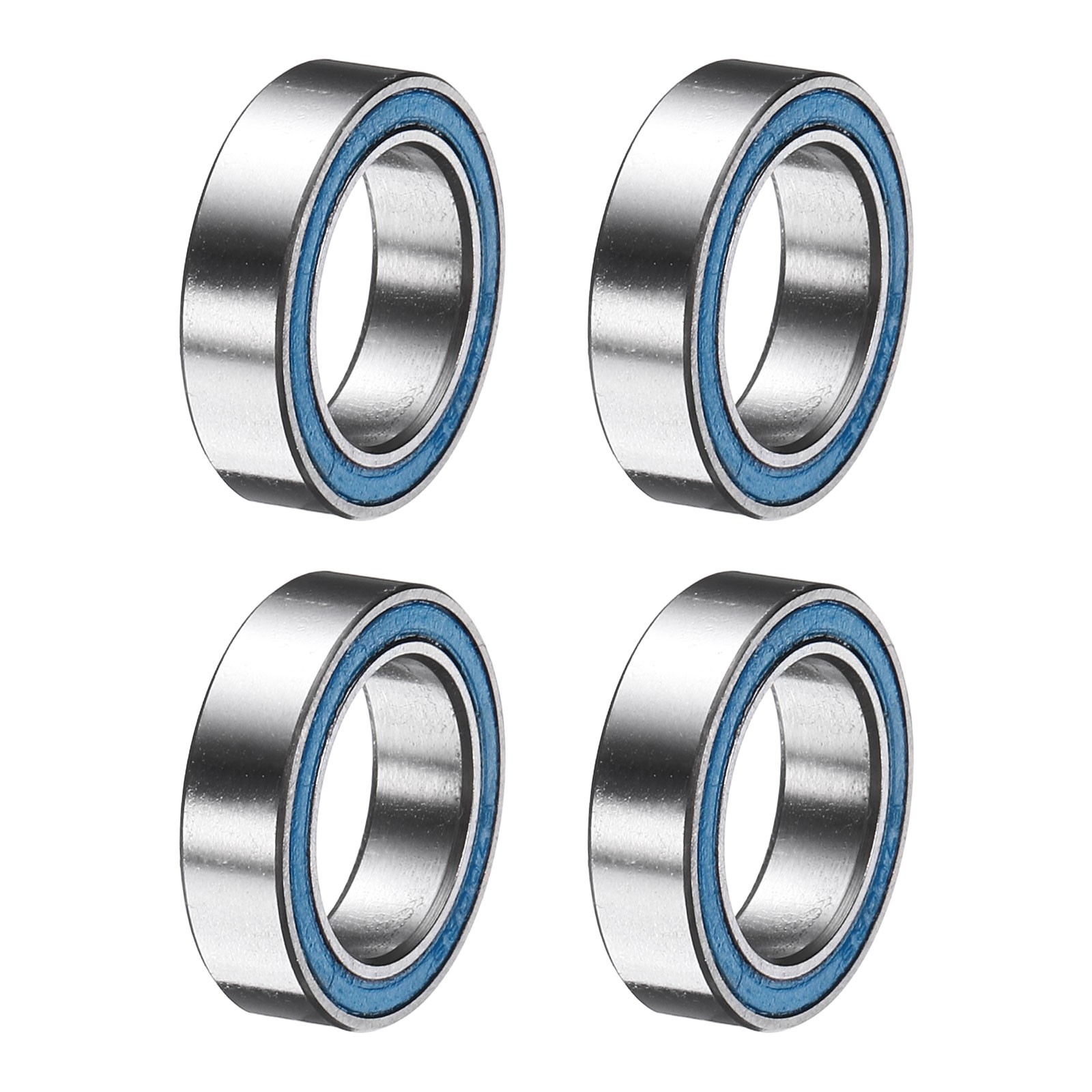 4Pcs 6700-2RS Deep Groove Micro Bearing 10x15x4mm Double Rubber Sealed