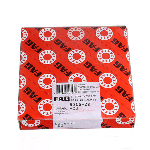 6016-2Z-C3 FAG/Schaeffler Technologies 80 x 125 x 22 mm DEEP GR. BALL SINGLE ROW
