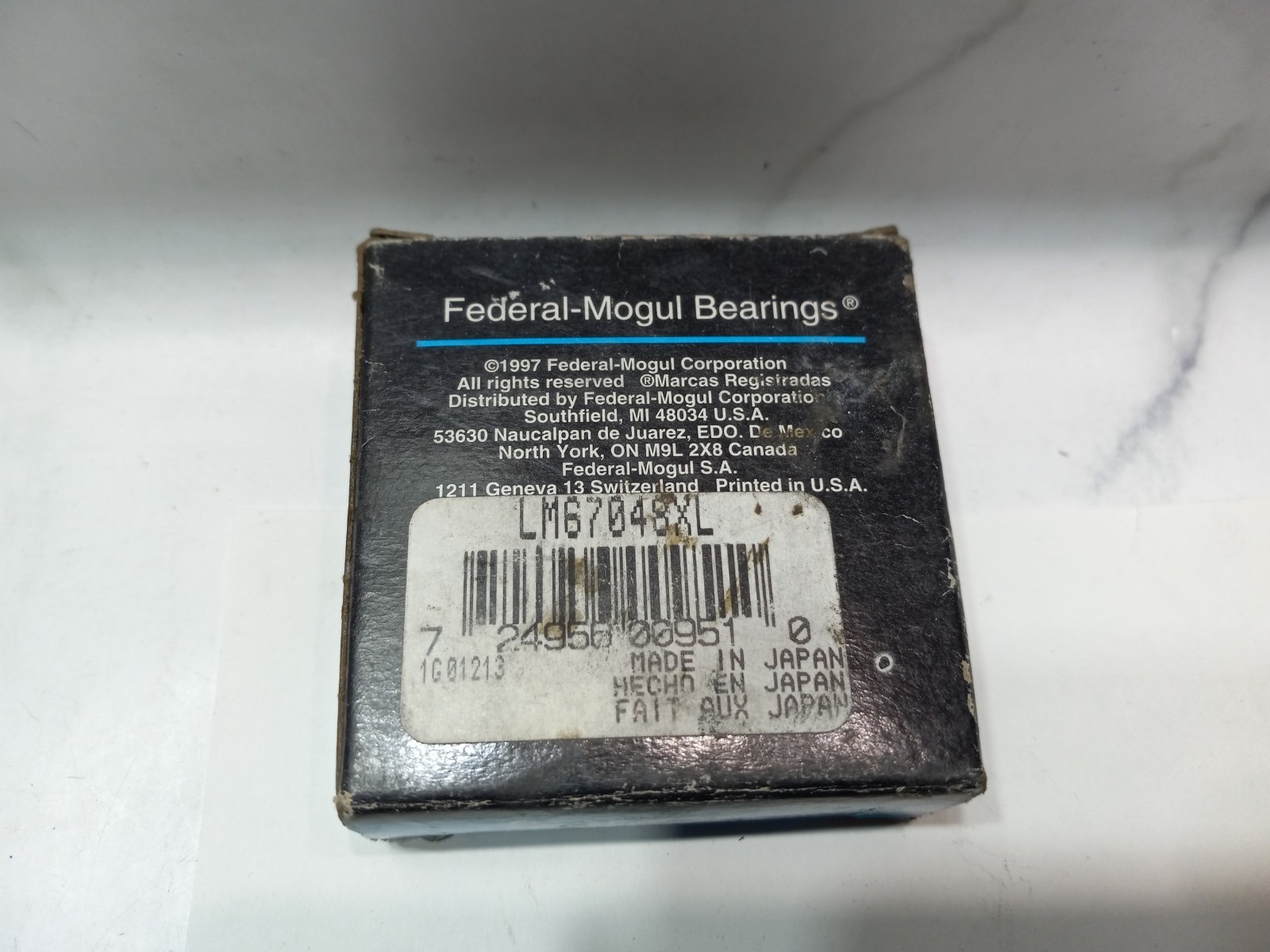 Federal Mogul BCA LM67048XL Tapered Roller Bearing Cone