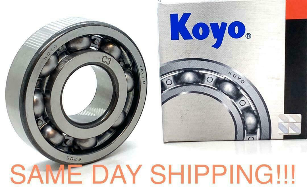 KOYO 6305 C3 DEEP GROOVE BALL BEARING, OPEN, NO SELAS 25x62x17 mm