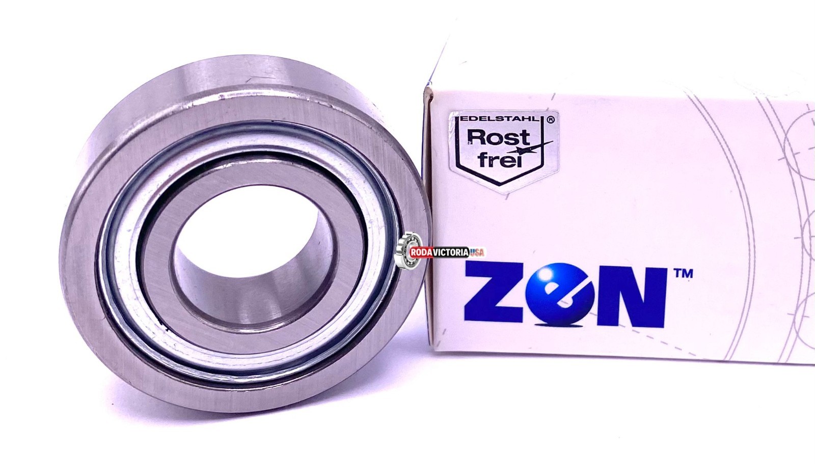 ZEN 204 RR6 Z9504 B Ball Bearing, Metal Shielded SC0440 19.05×45.22×15.49 mm