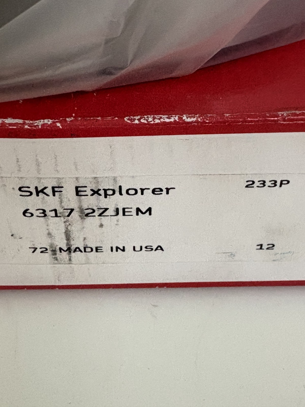 SKF SINGLE ROW ANGULAR CONTACT BALL BEARING SKF 7317 BECBY
