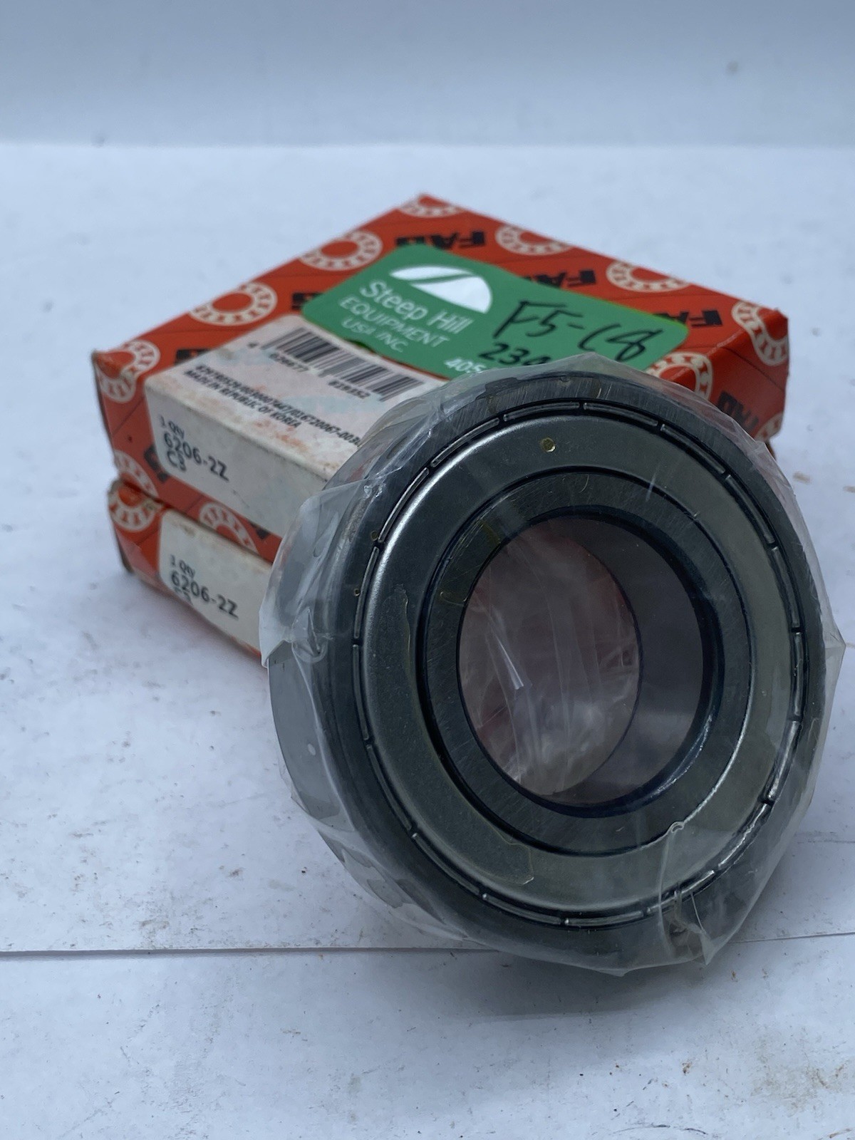Lot Of 2 FAG 6206-2Z C3 Ball Bearing, Metal Shielded 30x62x16 mm