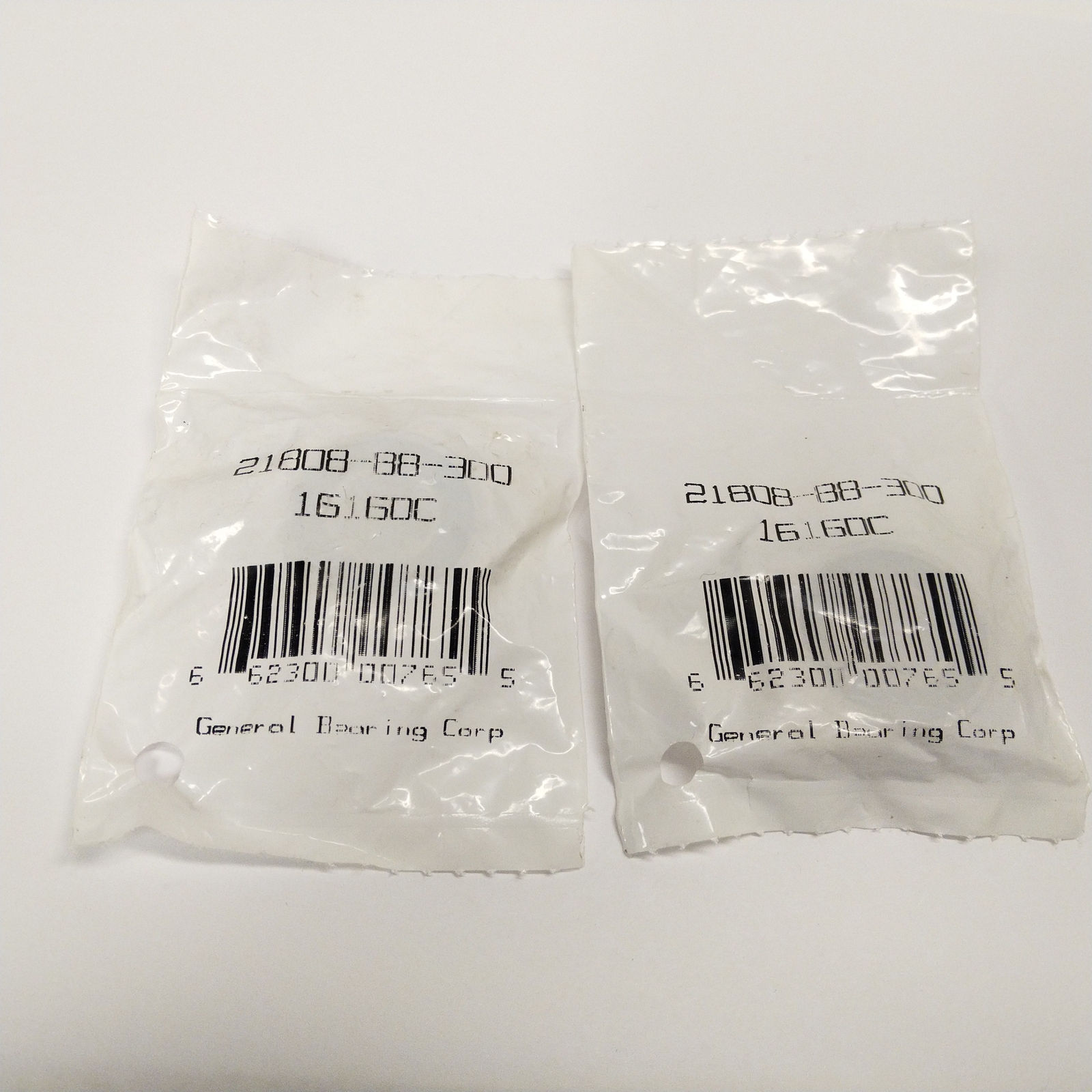GENERAL BEARING CORP (2)1616 2RS Bearing Double Rubber Seal 1/2″x1 1/8″x3/8″ New