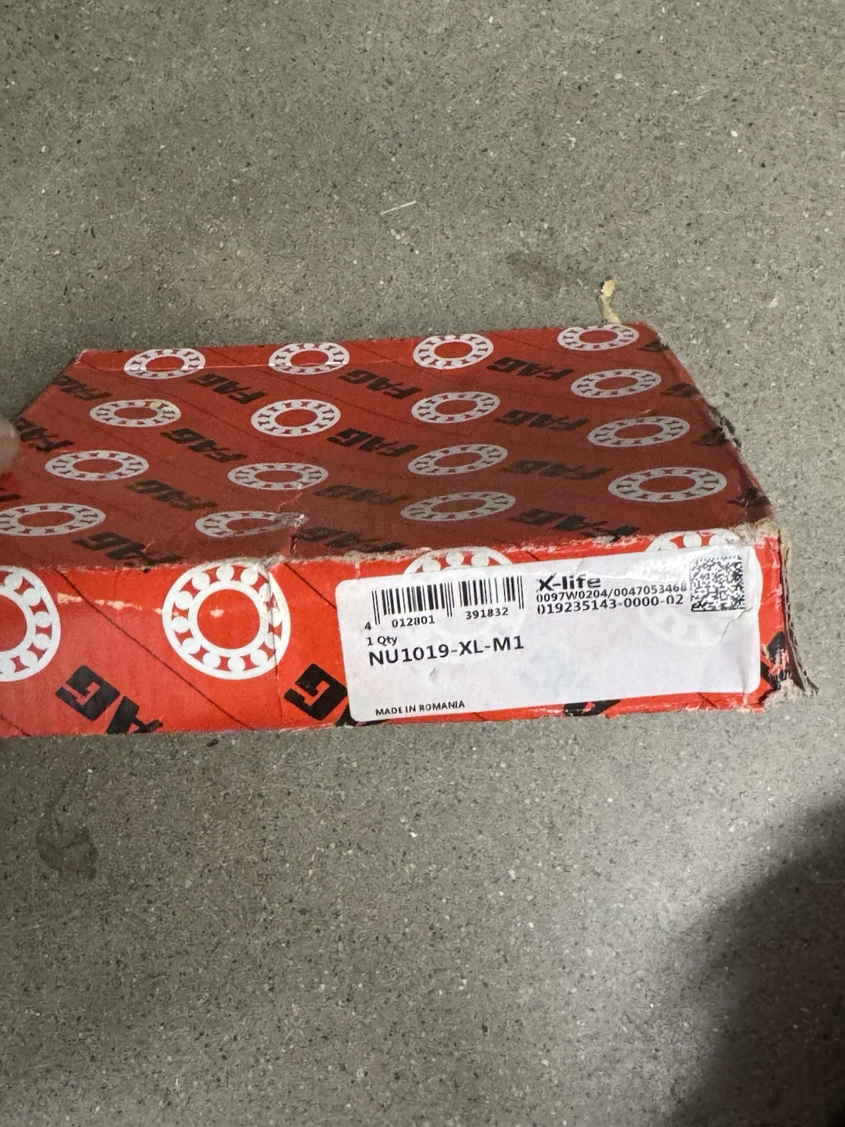 NU1019-XL-M1 FAG/Schaeffler Technologies 95 x 145 x 24 mm CYL. ROLL. SINGLE ROW