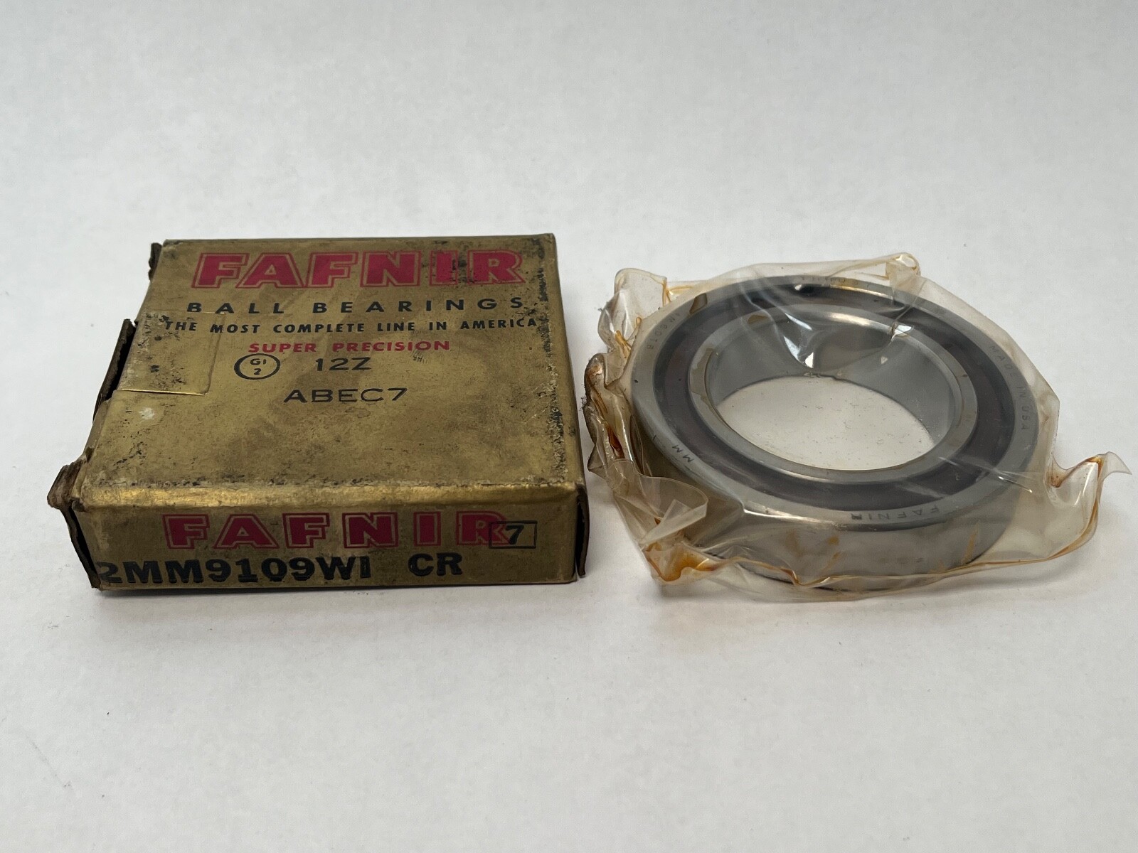 Fafnir 2MM9109WI Angular Bearing 7009-C 2MM-9109-WI CR 45x75x16-mm